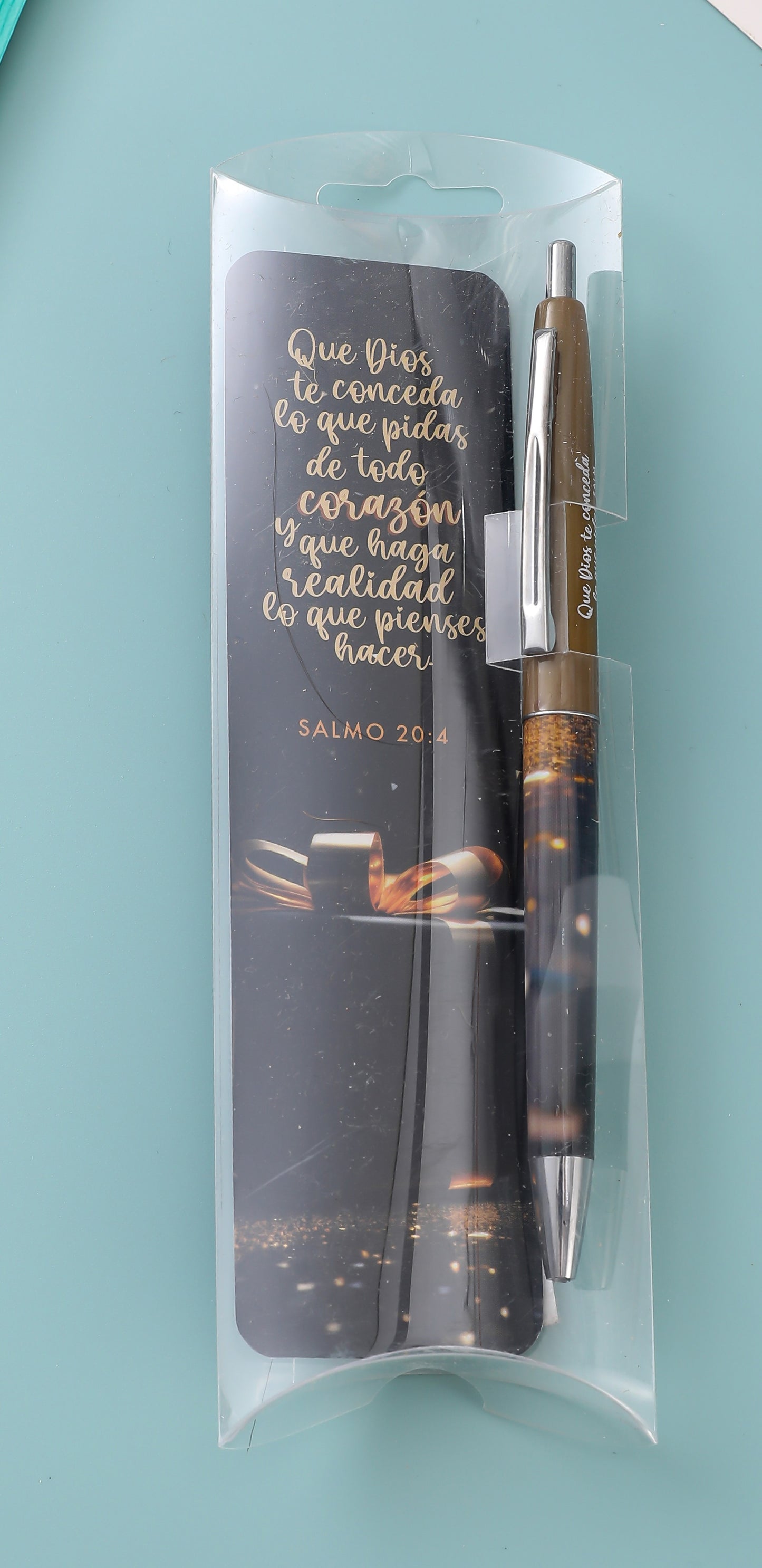 Bolígrafo con Separador - Que Dios te conceda... Salmo 20:4 - The Perfect Gift