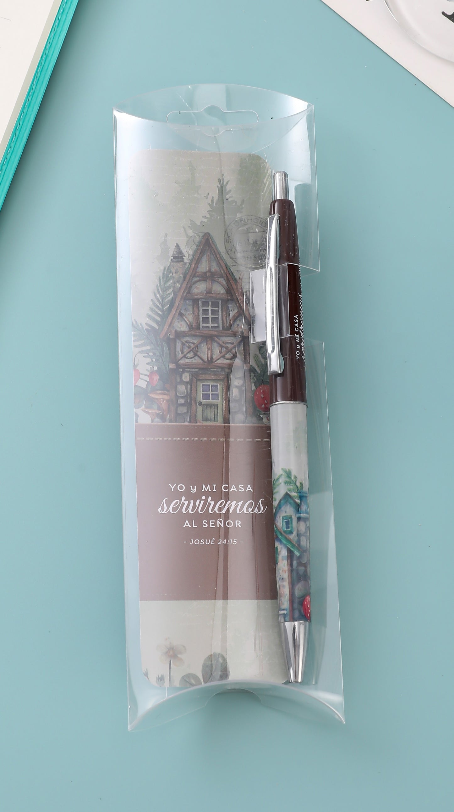 Bolígrafo con Separador - Yo y mi casa... Josué 24:15 - The Perfect Gift