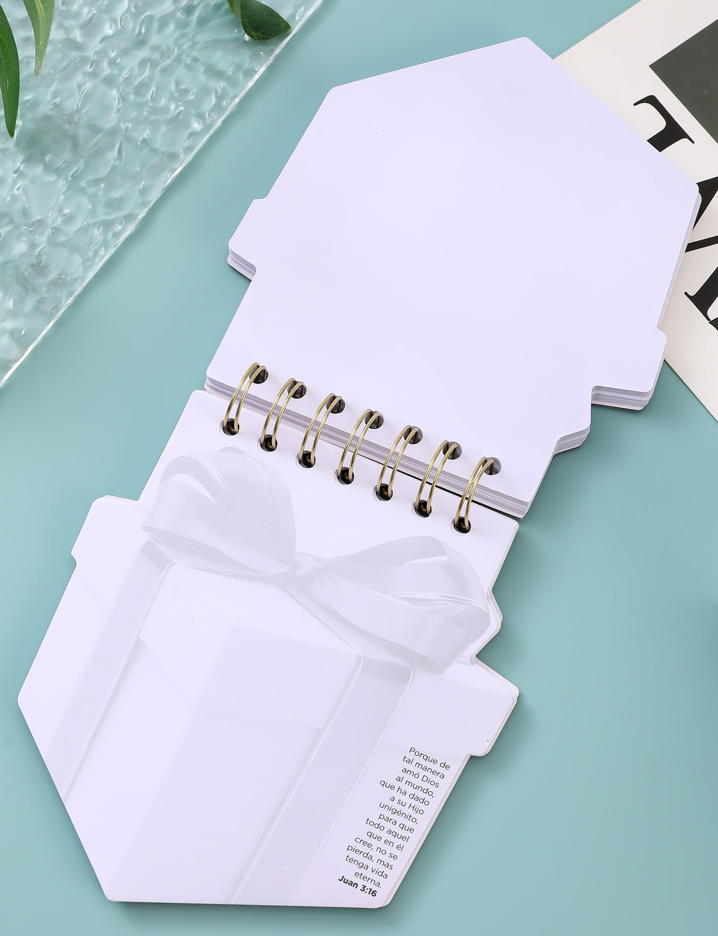 Por que de tal manera amó Dios al mundo ... Juan 3:16 16:16 | Libretas Troqueladas - The Perfect Gift