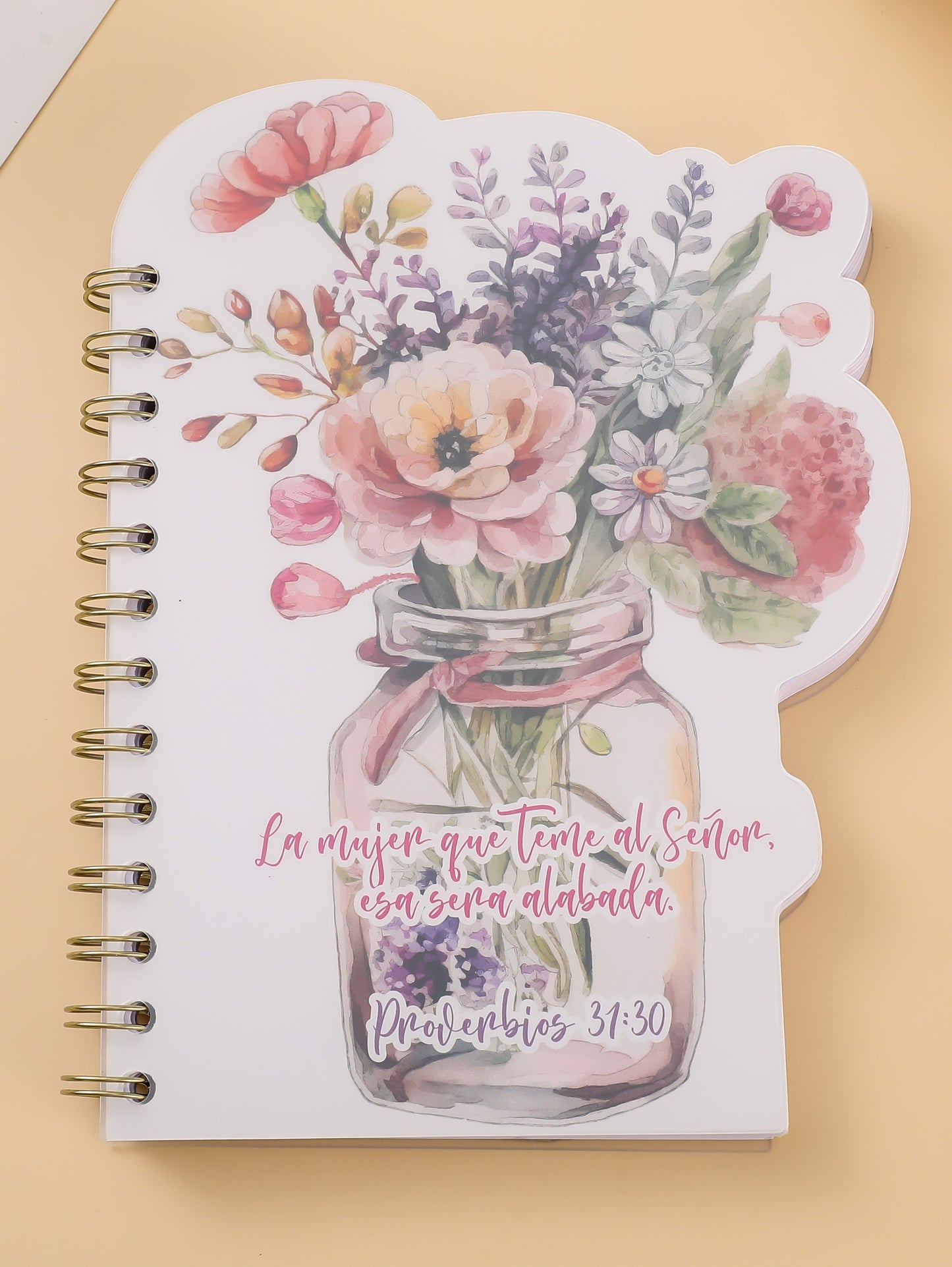 Libretas Anillada – Floral - Prov. 31:10 La mujer que teme... - The Perfect Gift