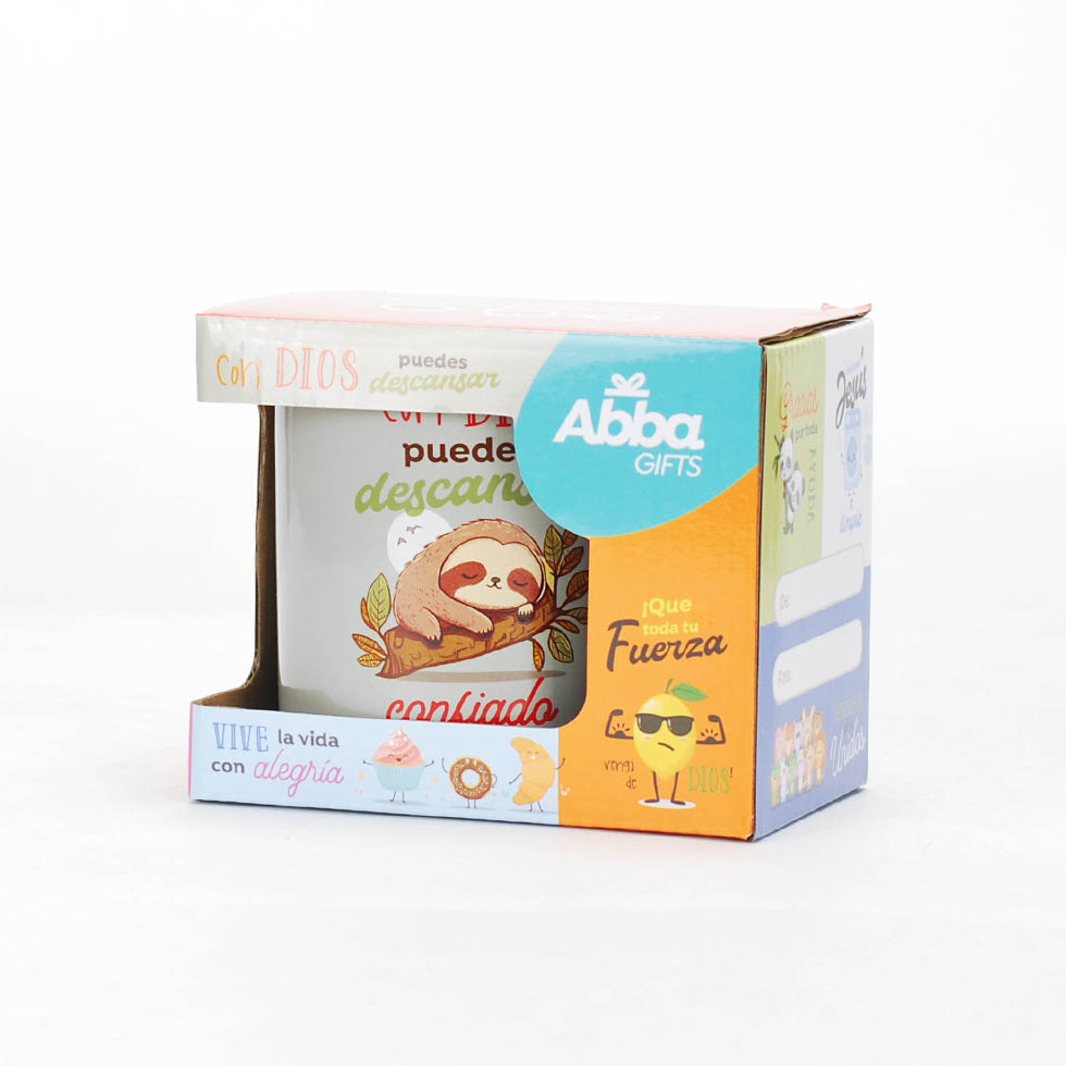 Taza Colección Comparte - Con Dios puedes Descansar Confiado - The Perfect Gift