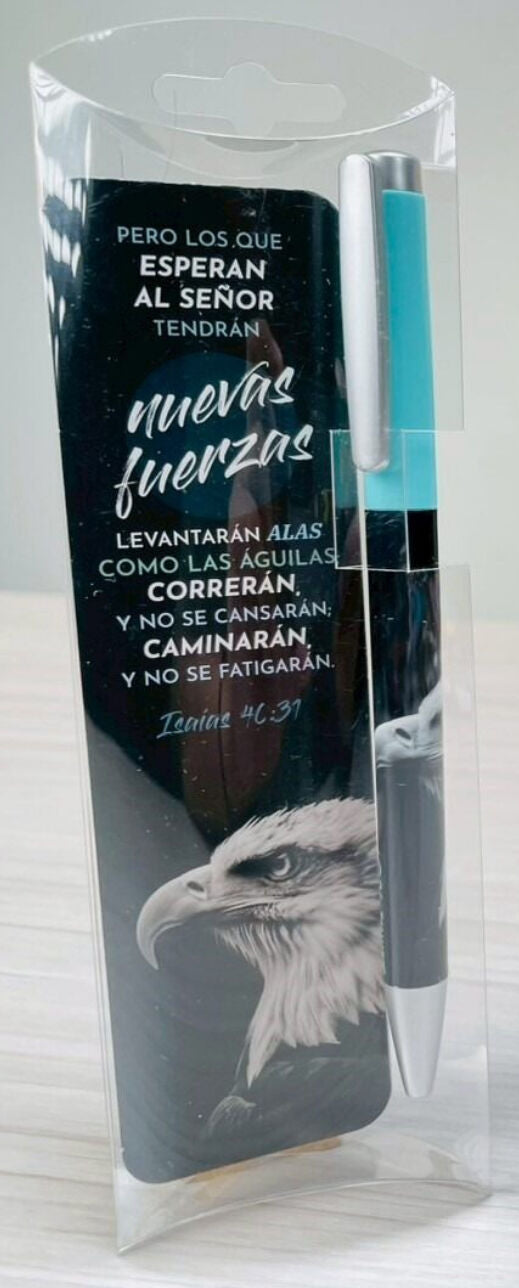 Pack bolígrafo con marcador de libro. NUEVAS FUERZAS