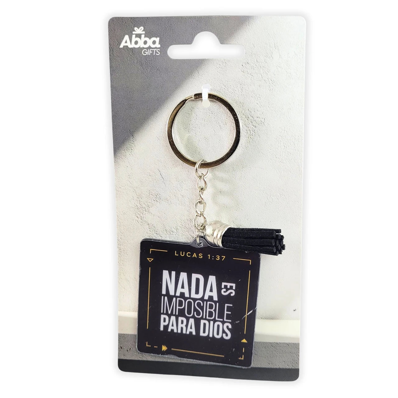 Llavero acrílico con Tassel. Nada es Imposible - The Perfect Gift