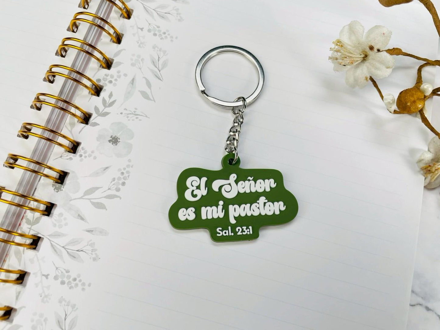 Llavero Caucho | El Señor es mi Pastor - The Perfect Gift
