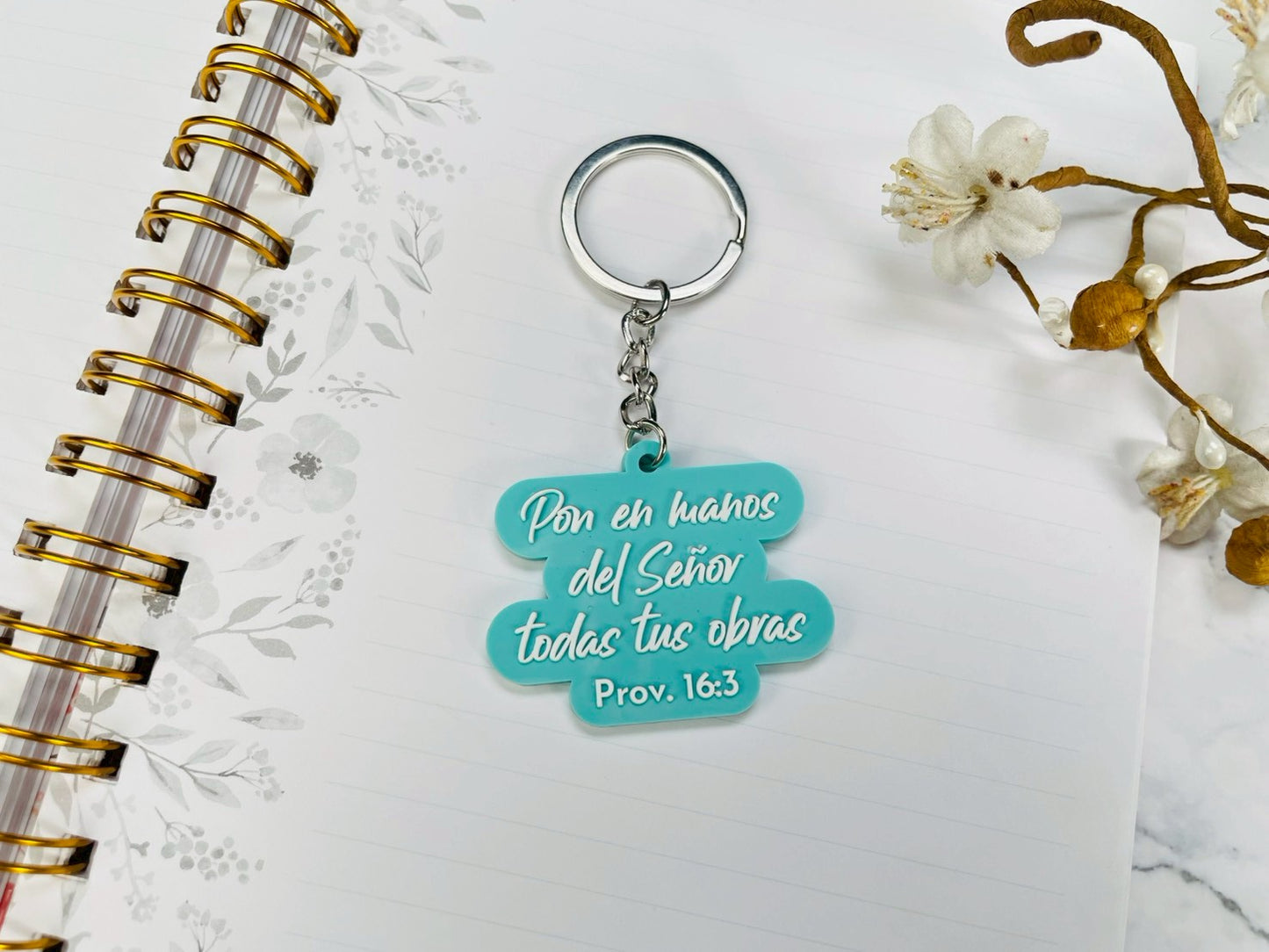 Llavero Caucho | Pon en manos del Señor - The Perfect Gift