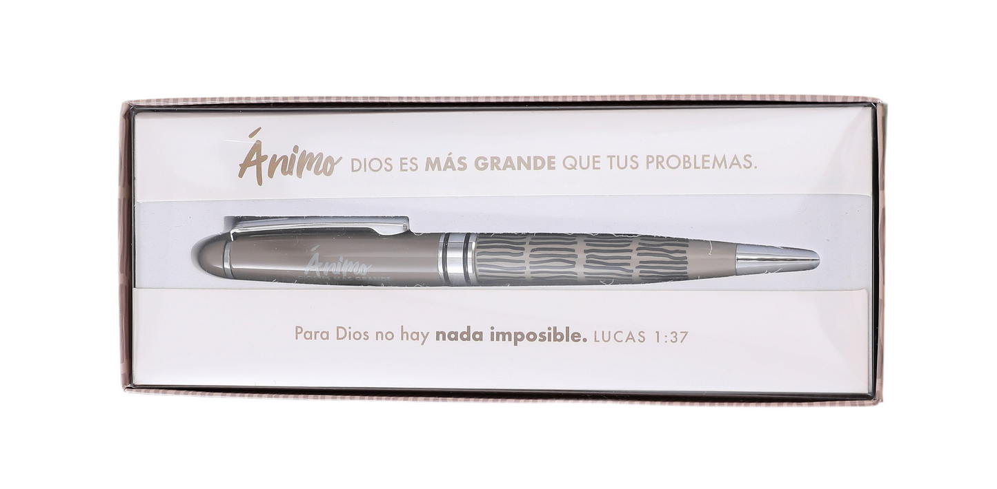 Bolígrafo de Lujo en Caja de Regalo – Ánimo - The Perfect Gift