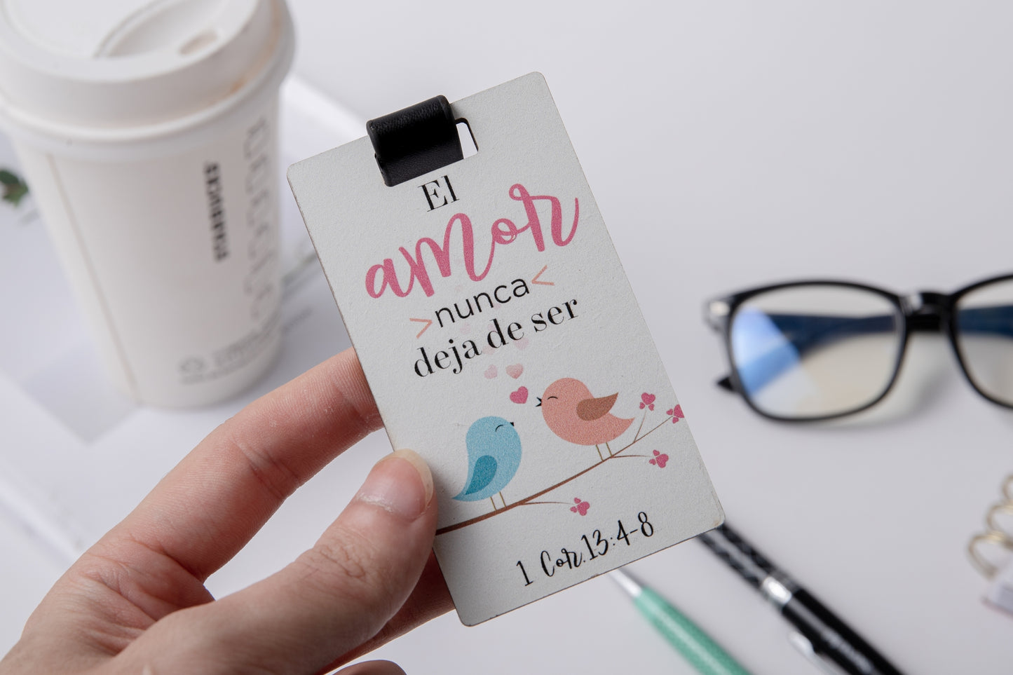 Llavero Madera - El Amor - The Perfect Gift