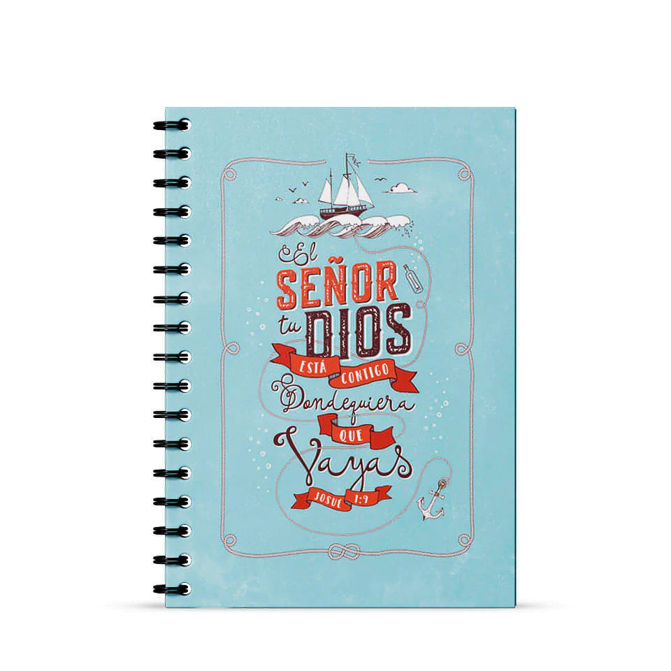 El Señor Tu Dios Estará...Josué 1:9 Journals - The Perfect Gift