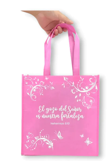 El Gozo del Señor - Bolsa Tote Bag - Rosa - The Perfect Gift