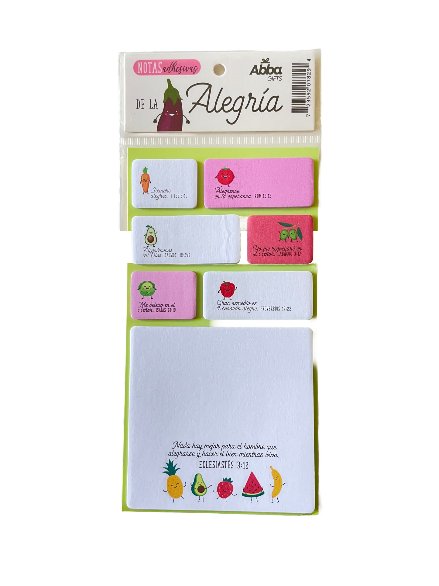 Pack sticky notes. Alegría - The Perfect Gift
