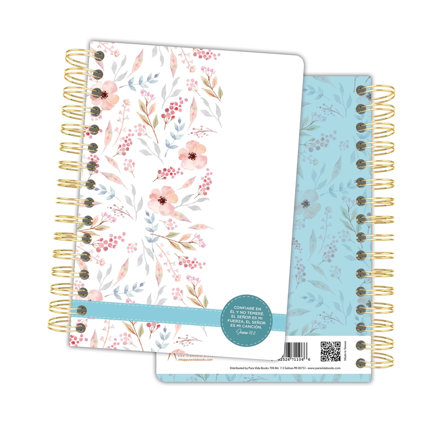 Journal Floral Confiaré en Él - The Perfect Gift