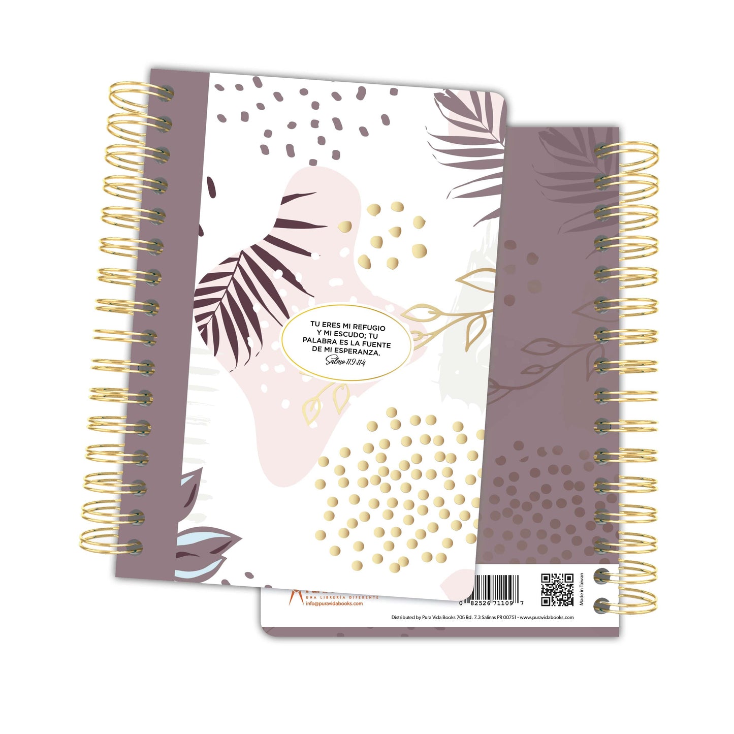 Journal Leaves Tu eres mi Refugio - The Perfect Gift