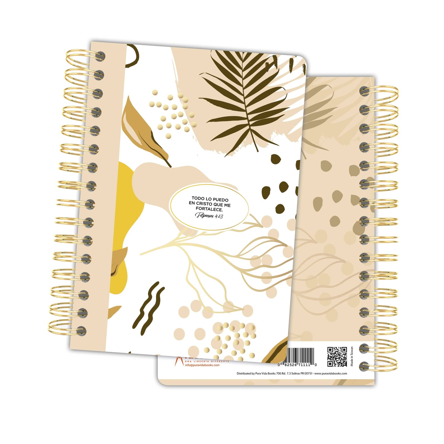 Journal Leaves Todo lo Puedo - The Perfect Gift