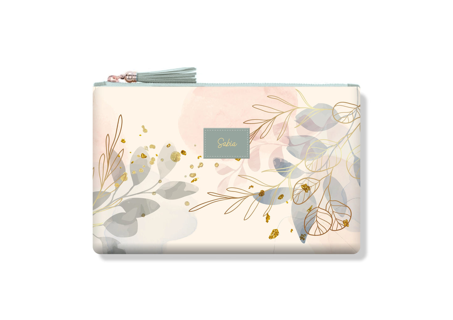Zipper Pouch Pastel | Sabia | Gold - The Perfect Gift