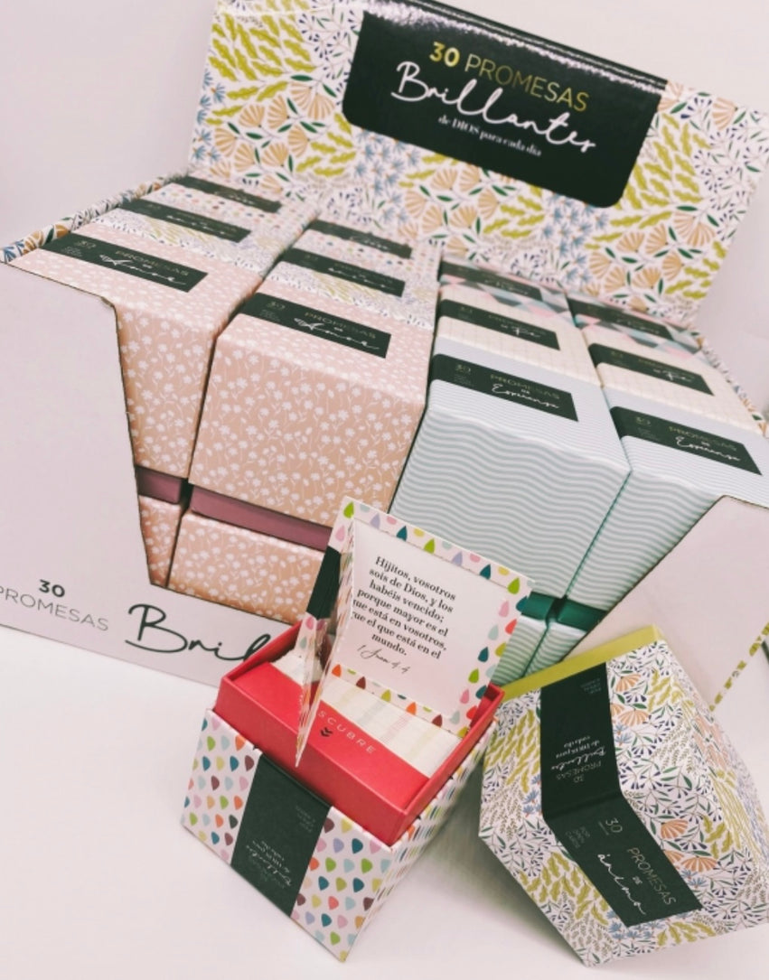 Promesas Brillantes | Display de 24 cajitas - The Perfect Gift