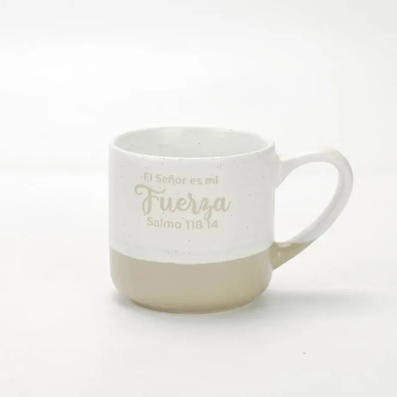Taza Colección Acuarela - El Señor es mi Fuerza... - The Perfect Gift