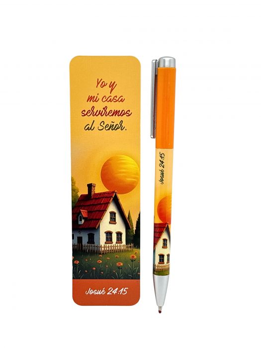 Pack bolígrafo con marcador de libro. Yo y Mi casa - The Perfect Gift