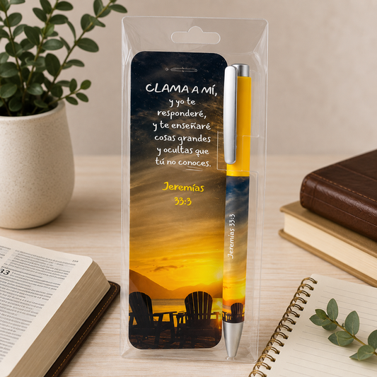 Pack bolígrafo con marcador de libro. CLAMA A MI