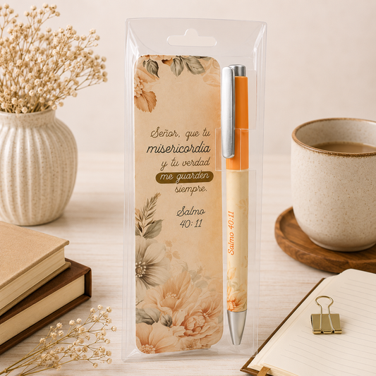 Pack bolígrafo con marcador de libro. SEÑOR, QUE TU MISERICORDIA