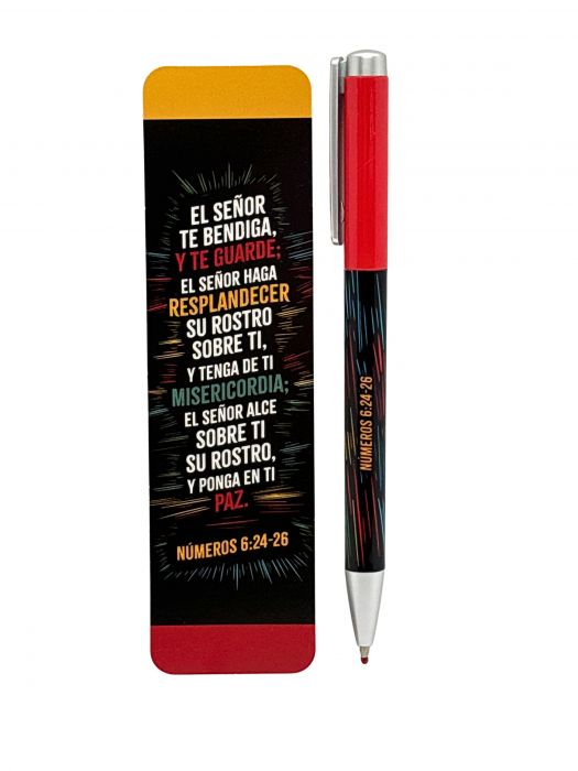 Pack bolígrafo con marcador de libro. El Señor te Bendiga - The Perfect Gift