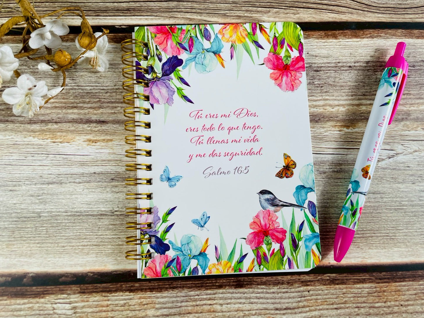 Pack libreta anillada con bolígrafo. Tú eres mi Dios - The Perfect Gift