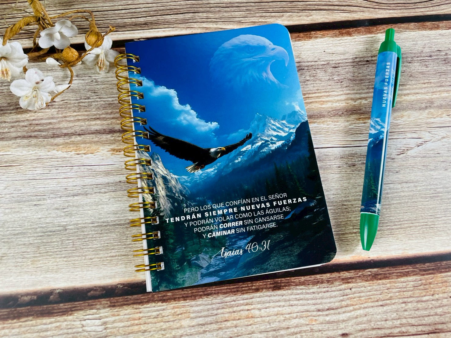 Pack Libreta anillada con bolígrafo. Nuevas Fuerzas - The Perfect Gift