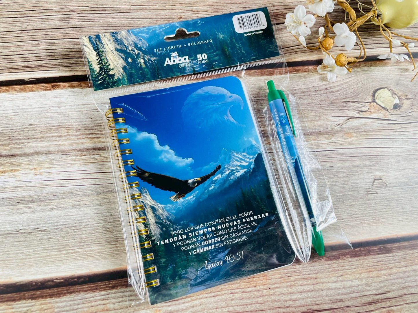 Pack Libreta anillada con bolígrafo. Nuevas Fuerzas - The Perfect Gift
