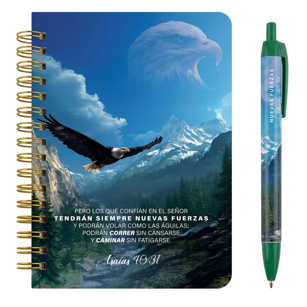 Pack Libreta anillada con bolígrafo. Nuevas Fuerzas - The Perfect Gift