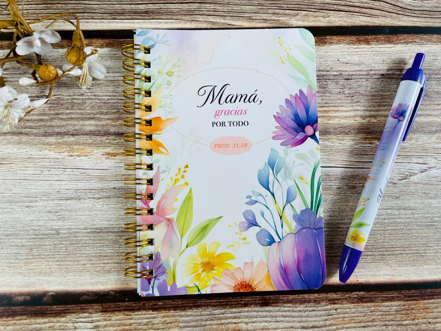 Pack libreta anillada con bolígrafo. Mamá 2 - The Perfect Gift