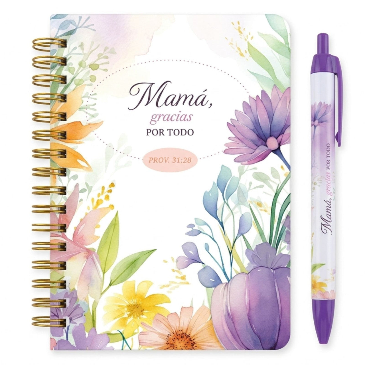 Pack libreta anillada con bolígrafo. Mamá 2 - The Perfect Gift