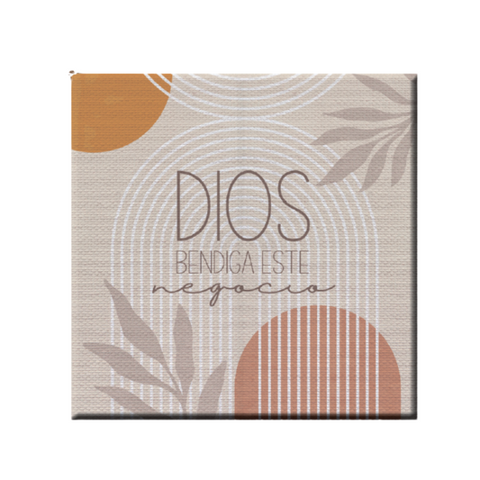 Cuadro canva | Dios bendiga este negocio - The Perfect Gift