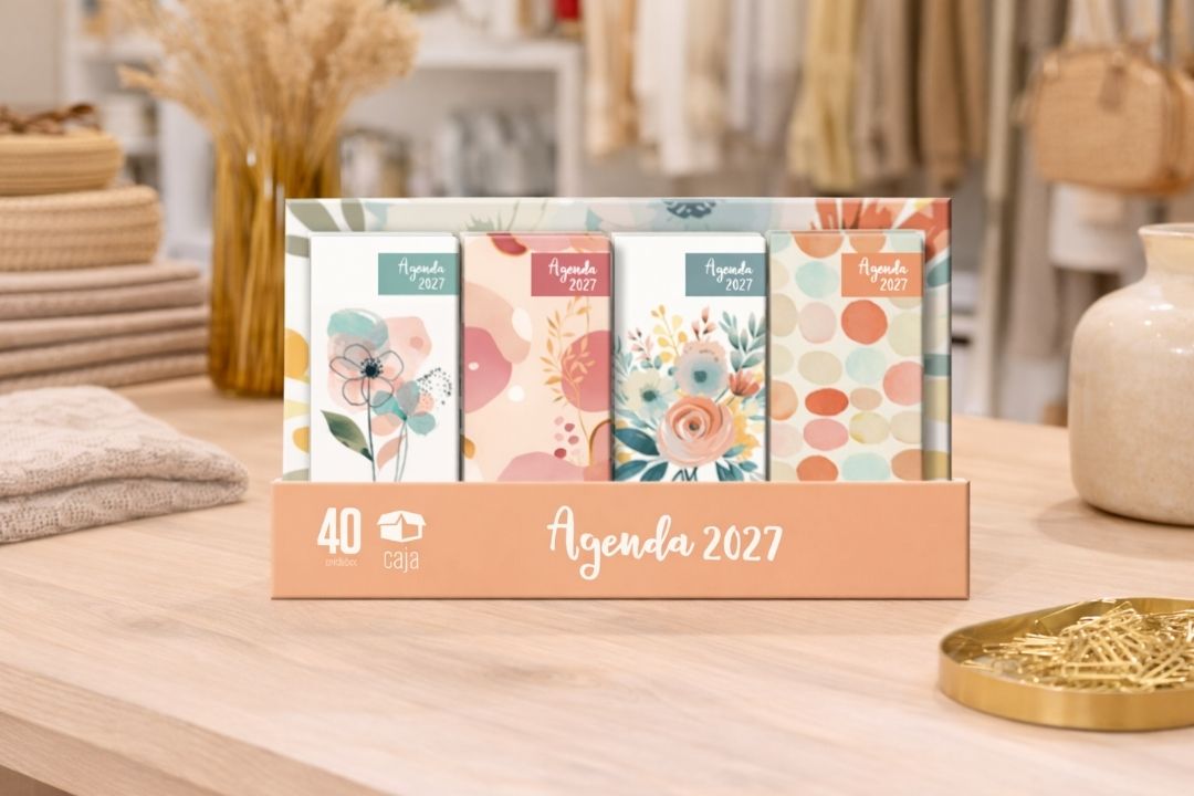 Display Agendas Pocket 2027 - 40 unidades - The Perfect Gift
