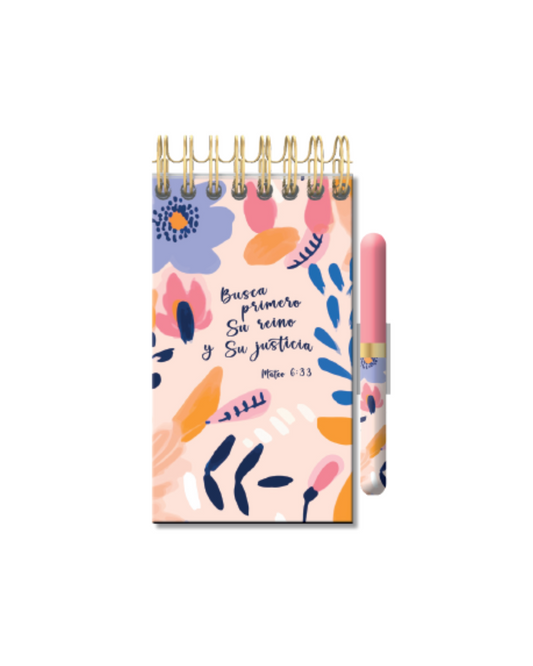 Notepad & Bolígrafo | Busca primero Su reino - The Perfect Gift