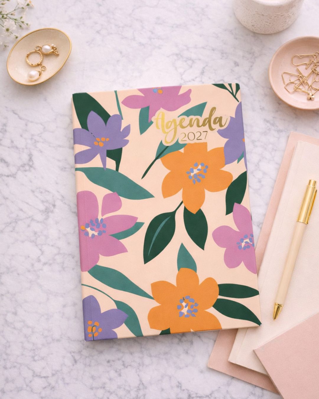 Agenda 2027 | Flores Tapa Dura - The Perfect Gift