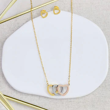 Set Collar de “Corazones entrelazados” - The Perfect Gift