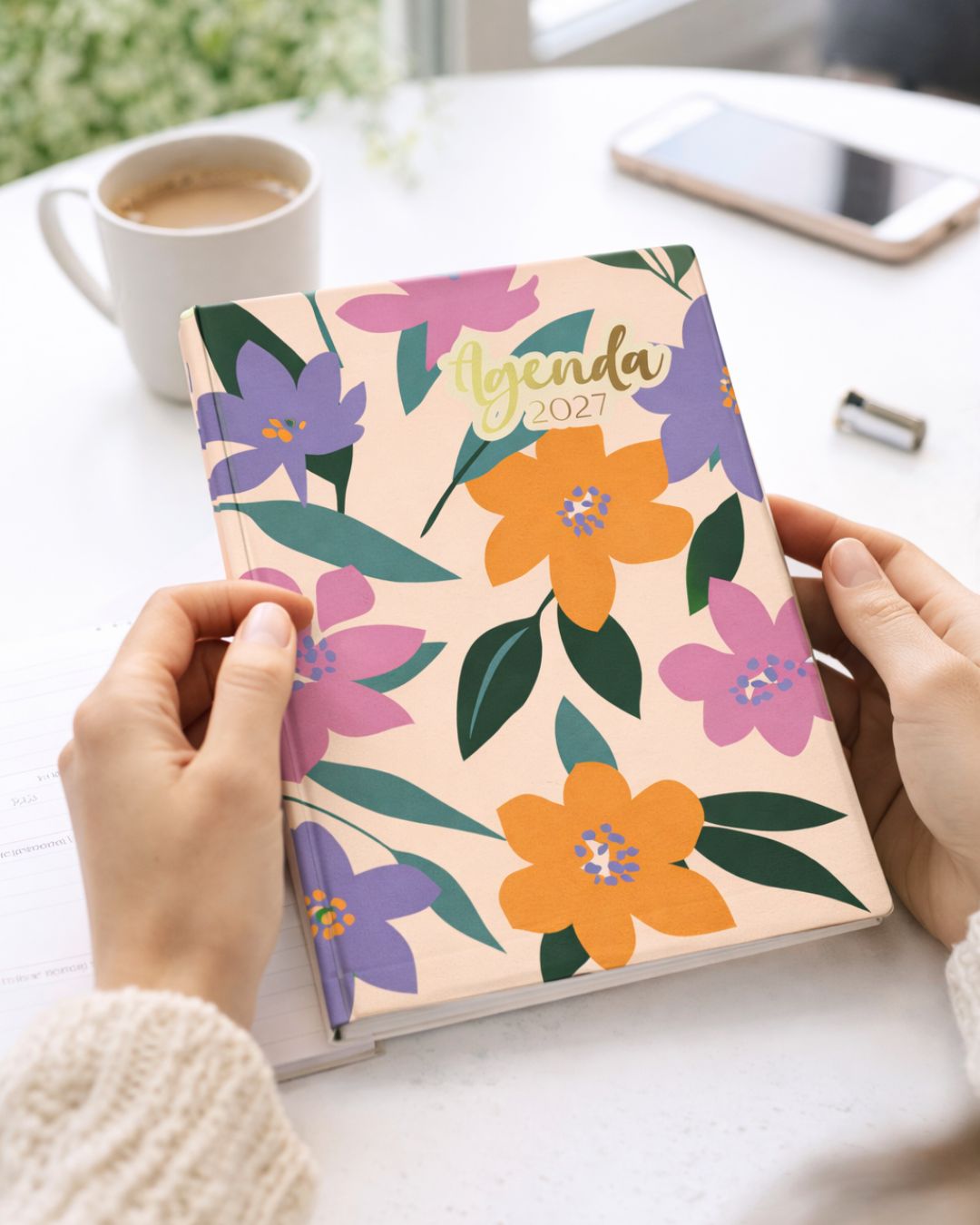 Agenda 2027 | Flores Tapa Dura - The Perfect Gift