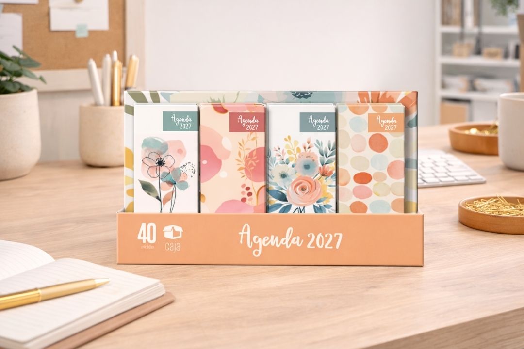 Display Agendas Pocket 2027 - 40 unidades - The Perfect Gift