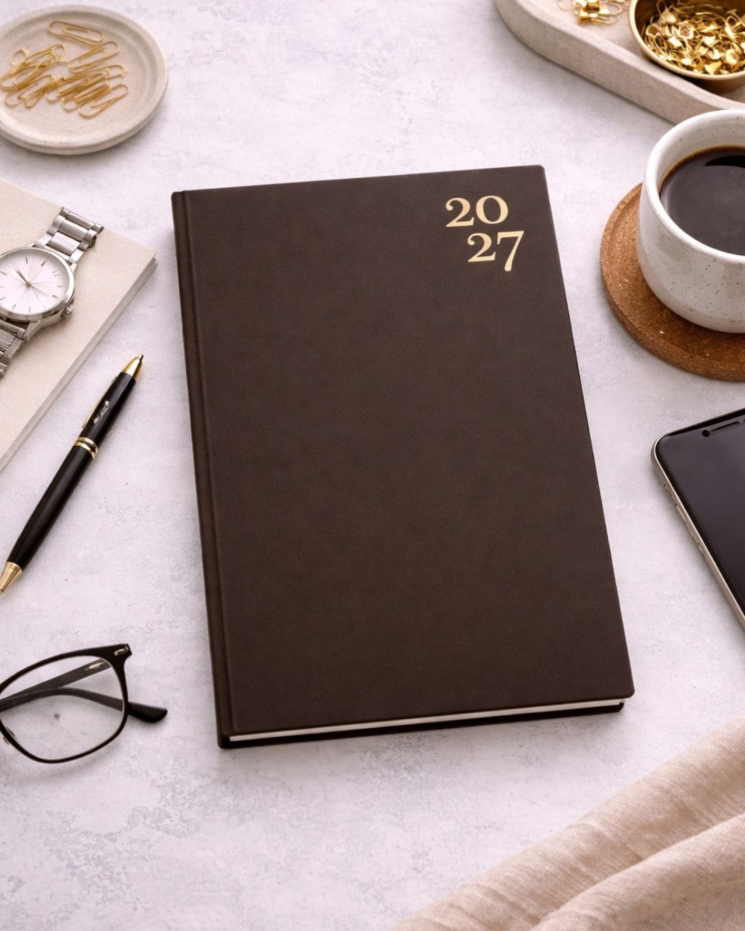 Agenda 2027 | Marrón Tapa Dura - The Perfect Gift