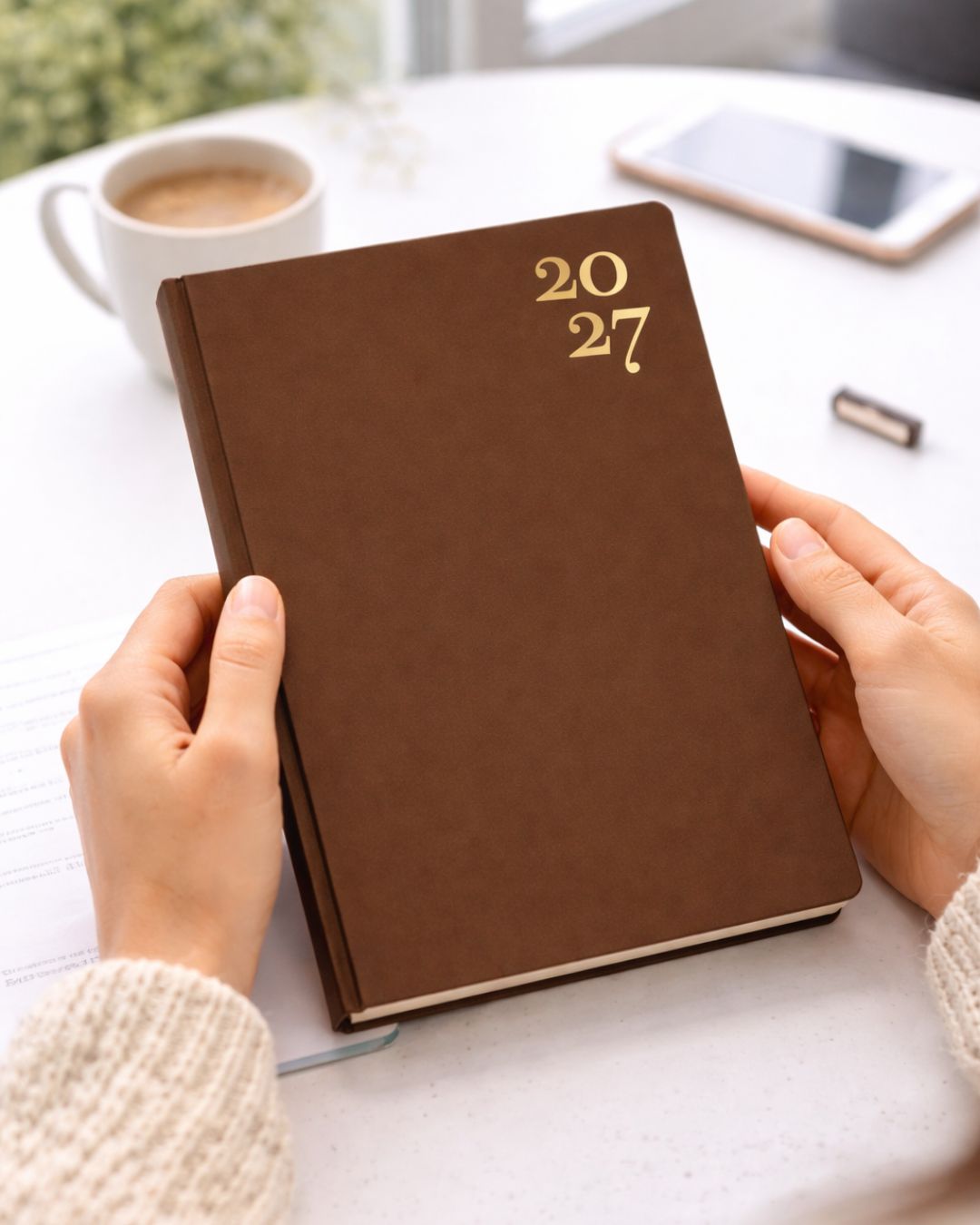 Agenda 2027 | Marrón Tapa Dura - The Perfect Gift