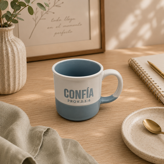 Taza Pequeña. Colección Gratitud. CONFIA