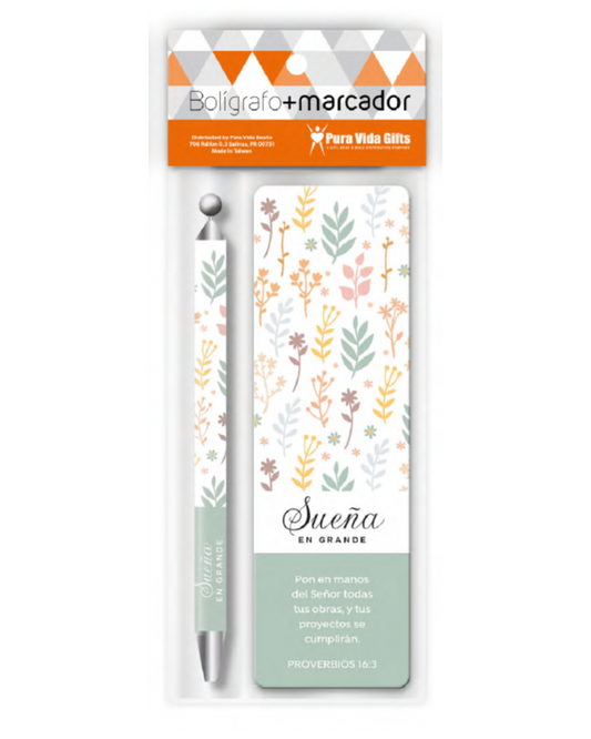 Marcador y Bolígrafo | Sueña en grande - The Perfect Gift