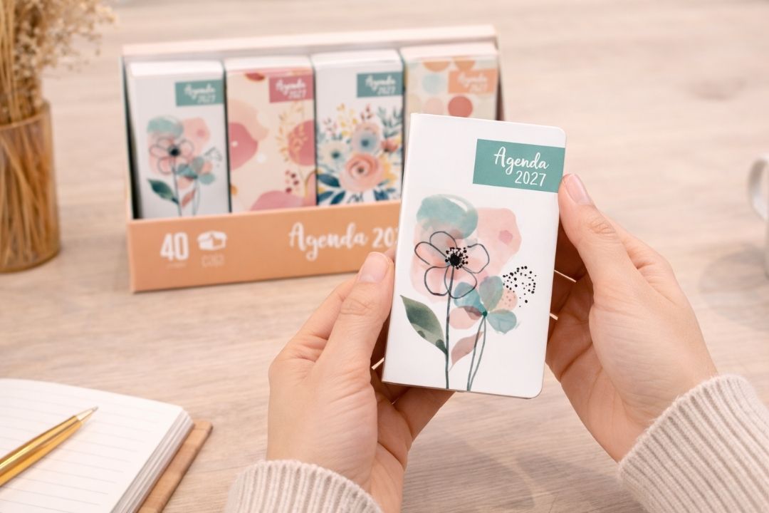 Display Agendas Pocket 2027 - 40 unidades - The Perfect Gift