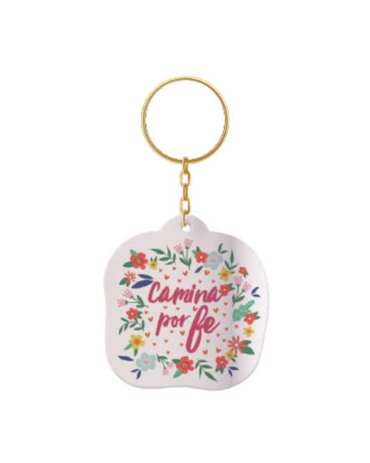 Llavero acrílico | Camina por fe - The Perfect Gift