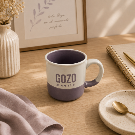 Taza Pequeña. Colección Gratitud. GOZO