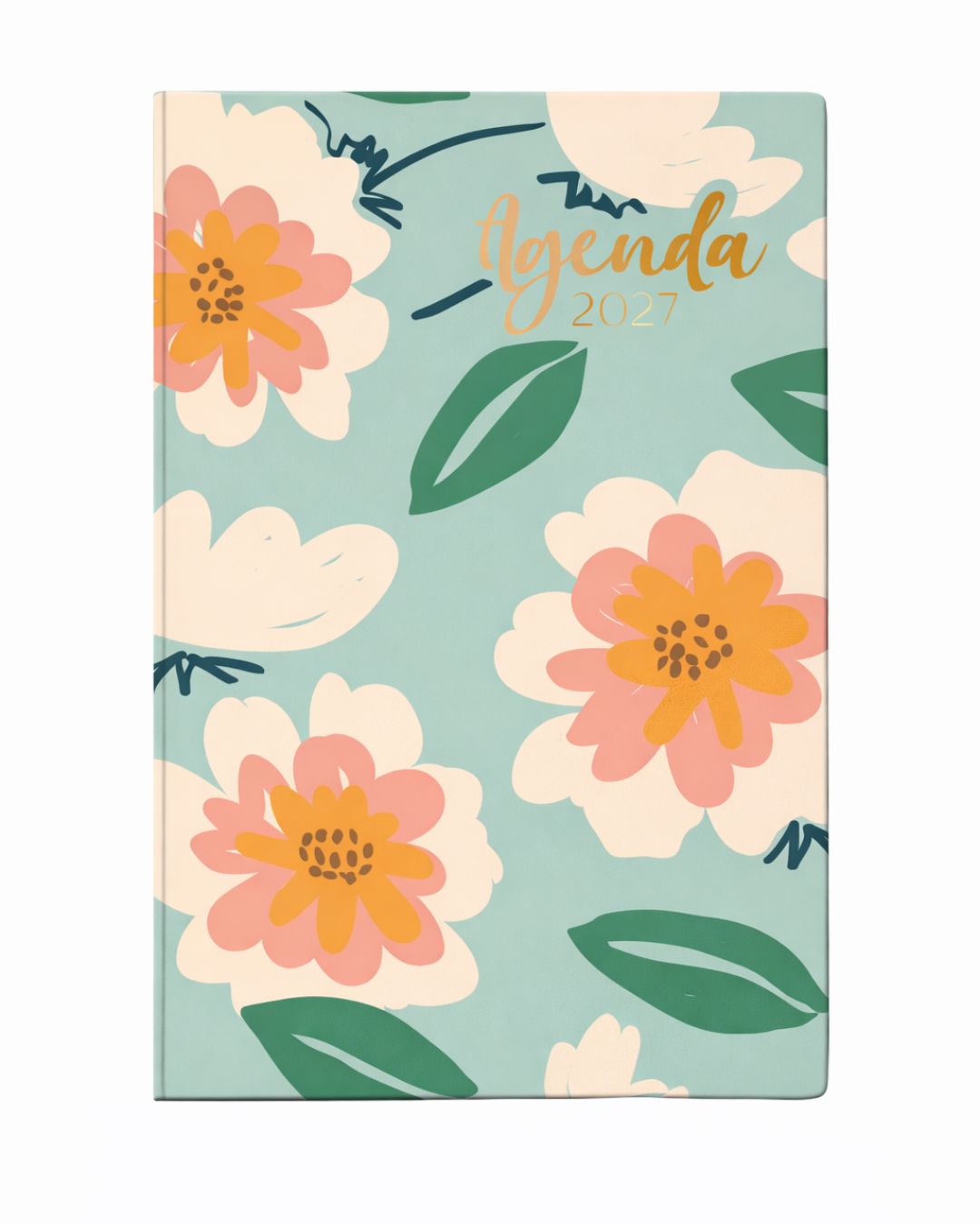 Agenda 2027 | Flores Azul Piel - The Perfect Gift