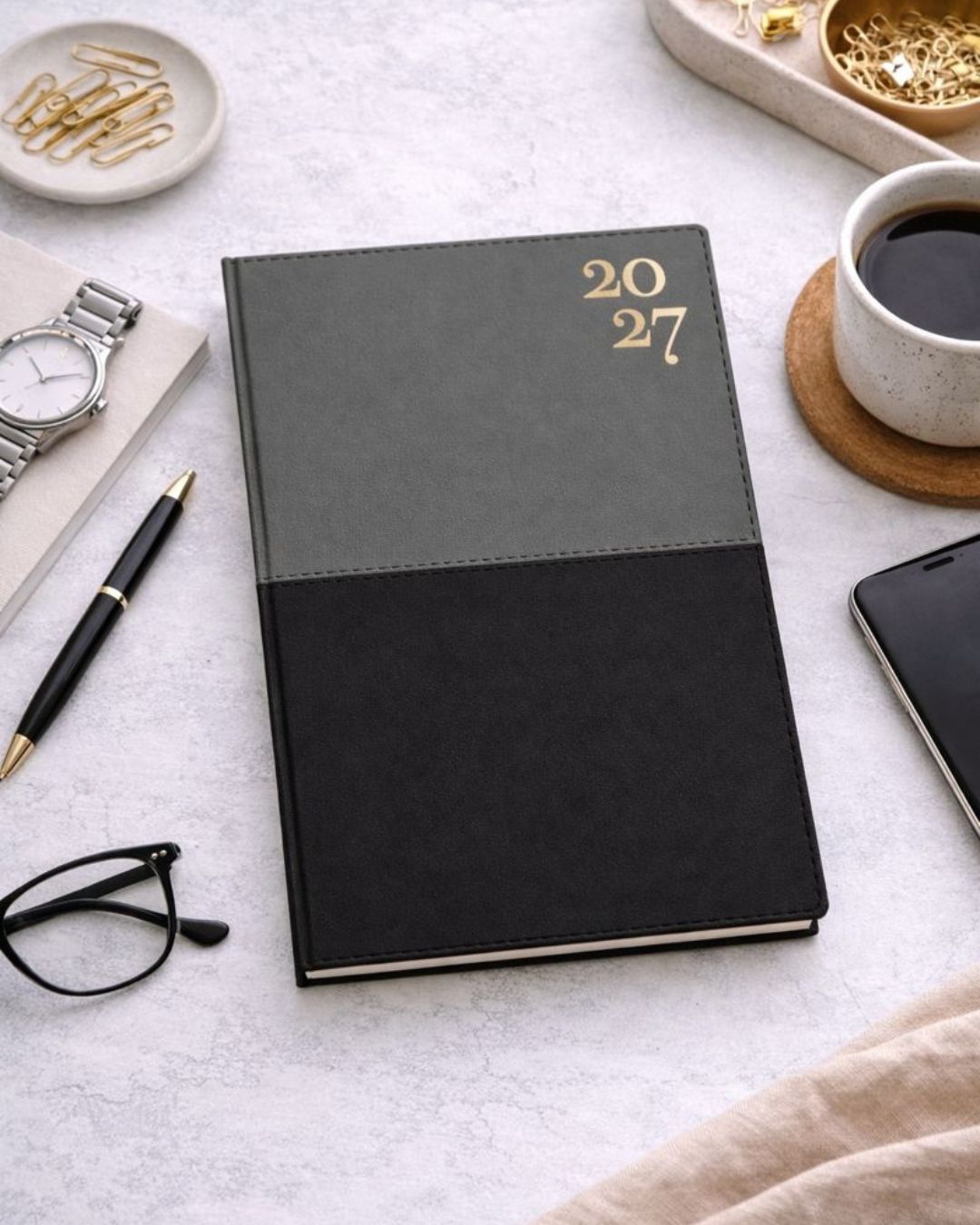 Agenda 2027 | Gris-Negra Piel - The Perfect Gift