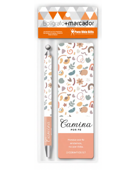 Marcador y Bolígrafo | Camina por fe - The Perfect Gift