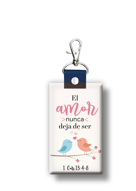 Llavero Madera - El Amor - The Perfect Gift