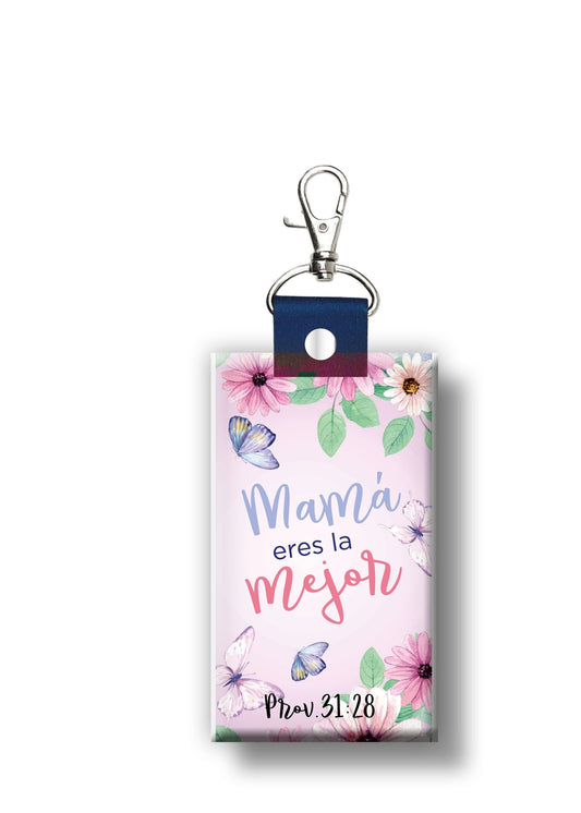 Llavero Madera - Mamá Eres La Mejor - The Perfect Gift