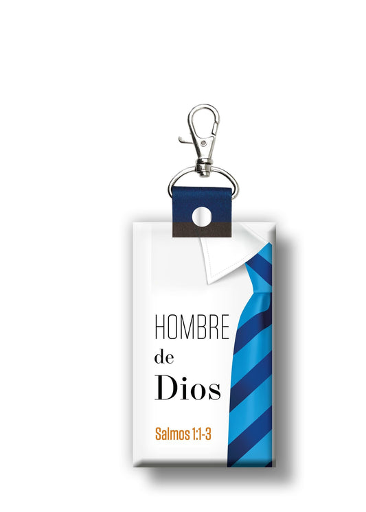 Llavero Madera - Hombre de Dios - The Perfect Gift